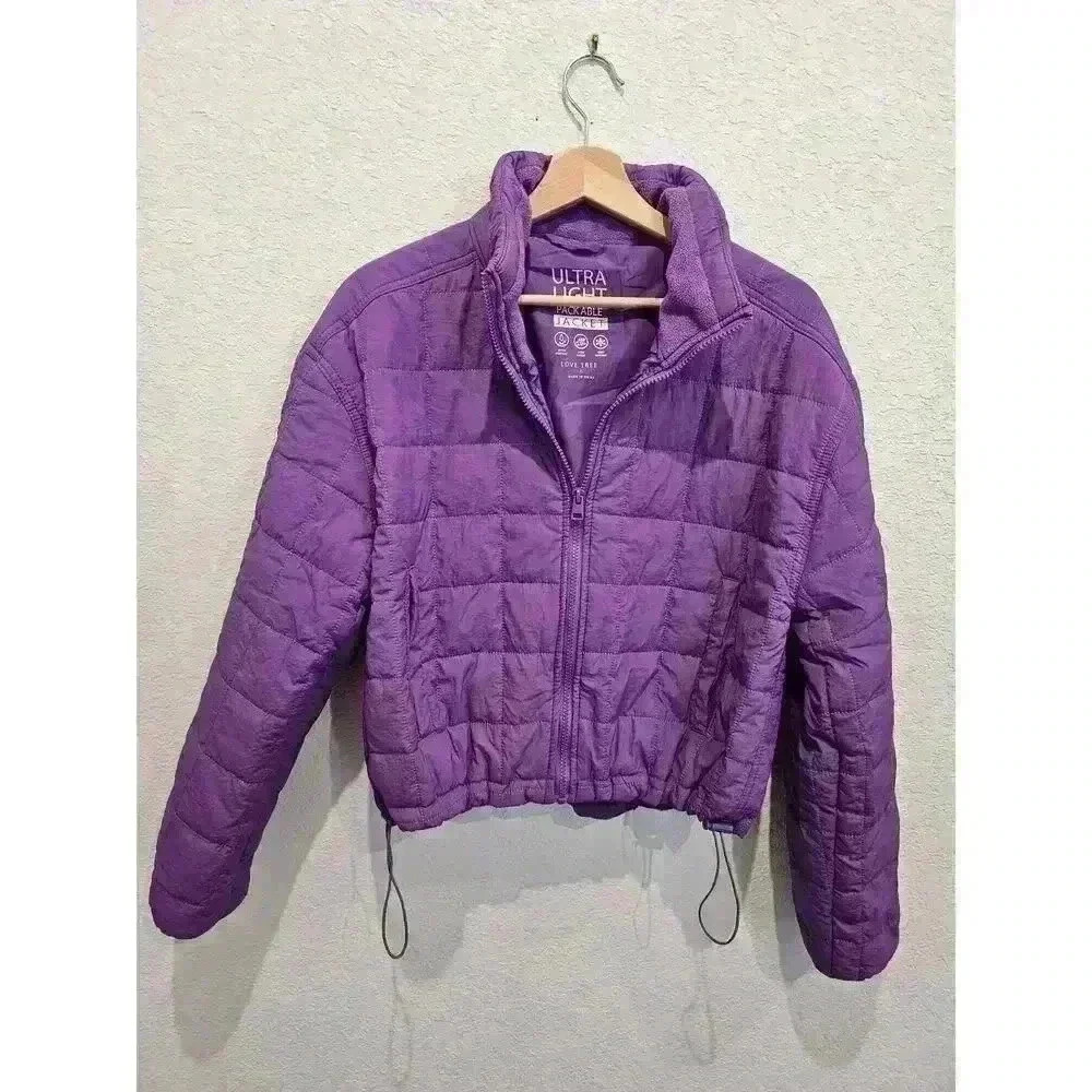 NWT Love Tree UltraLight Water Resistant Packable Quilted Puffer Jacket sz Large